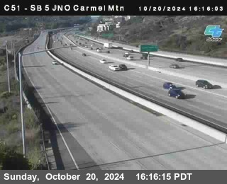 SB 5 at Carmel Mountain Rd.