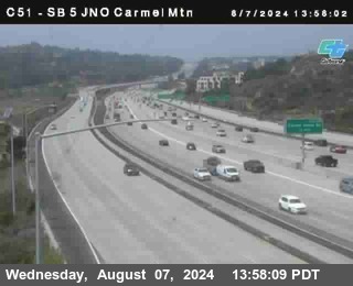 SB 5 at Carmel Mountain Rd.