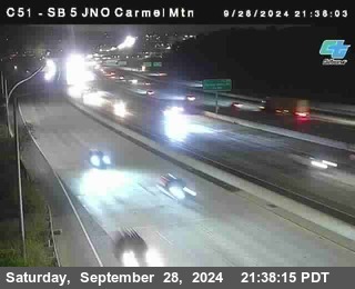 SB 5 at Carmel Mountain Rd.