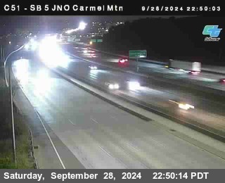 SB 5 at Carmel Mountain Rd.