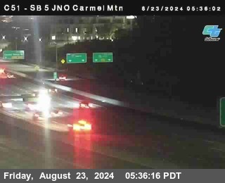 SB 5 at Carmel Mountain Rd.