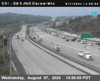 SB 5 at Carmel Mountain Rd.