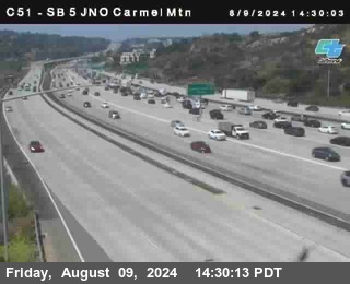 SB 5 at Carmel Mountain Rd.