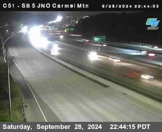 SB 5 at Carmel Mountain Rd.