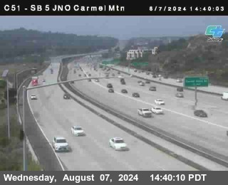 SB 5 at Carmel Mountain Rd.