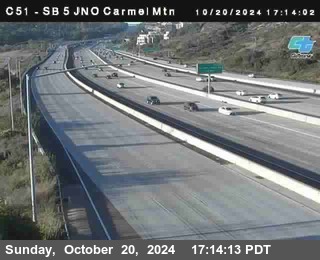 SB 5 at Carmel Mountain Rd.