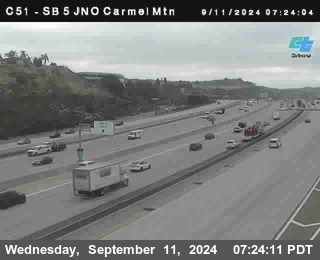 SB 5 at Carmel Mountain Rd.