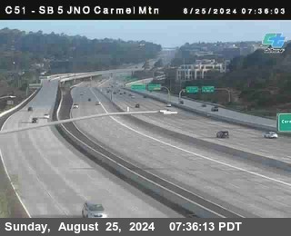 SB 5 at Carmel Mountain Rd.