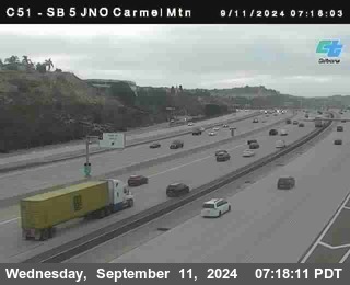 SB 5 at Carmel Mountain Rd.