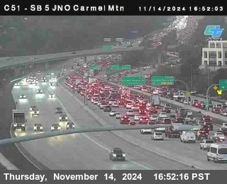 SB 5 at Carmel Mountain Rd.