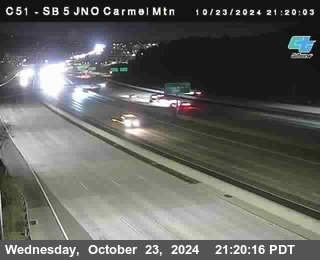 SB 5 at Carmel Mountain Rd.