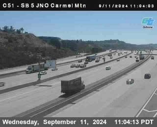 SB 5 at Carmel Mountain Rd.