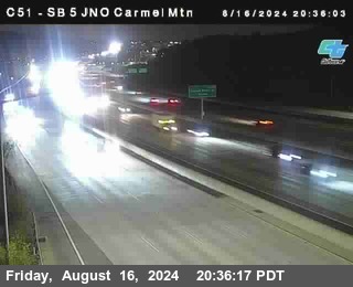 SB 5 at Carmel Mountain Rd.