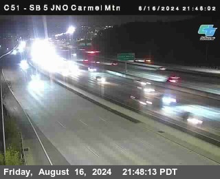 SB 5 at Carmel Mountain Rd.