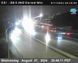 SB 5 at Carmel Mountain Rd.