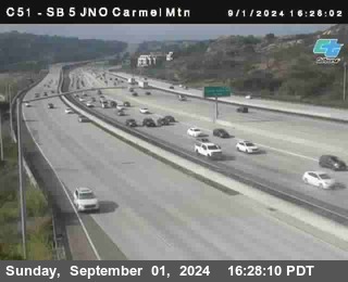 SB 5 at Carmel Mountain Rd.