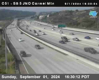 SB 5 at Carmel Mountain Rd.