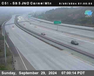 SB 5 at Carmel Mountain Rd.