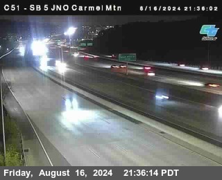 SB 5 at Carmel Mountain Rd.