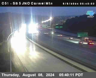 SB 5 at Carmel Mountain Rd.