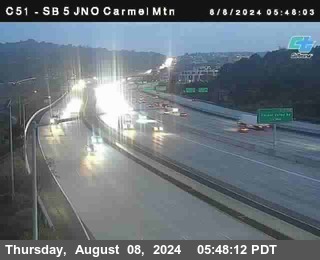 SB 5 at Carmel Mountain Rd.