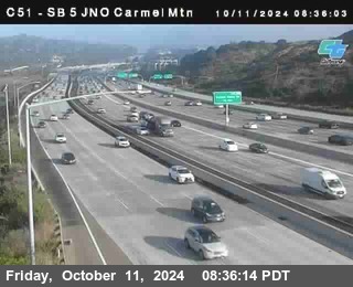 SB 5 at Carmel Mountain Rd.