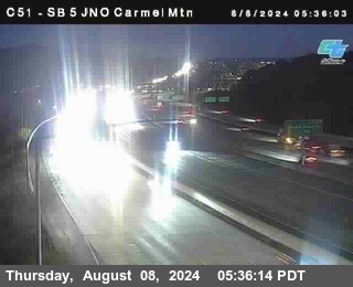 SB 5 at Carmel Mountain Rd.