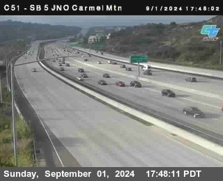 SB 5 at Carmel Mountain Rd.