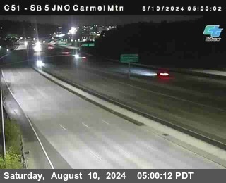 SB 5 at Carmel Mountain Rd.