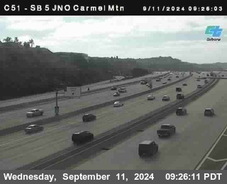 SB 5 at Carmel Mountain Rd.