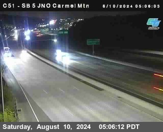 SB 5 at Carmel Mountain Rd.