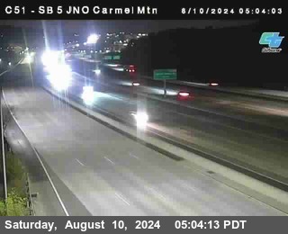 SB 5 at Carmel Mountain Rd.