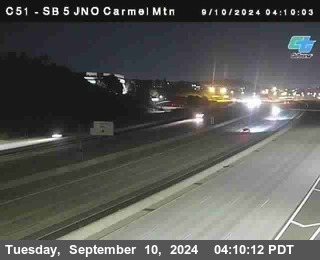 SB 5 at Carmel Mountain Rd.