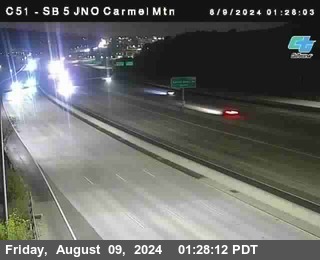 SB 5 at Carmel Mountain Rd.