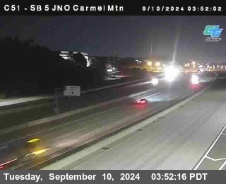 SB 5 at Carmel Mountain Rd.