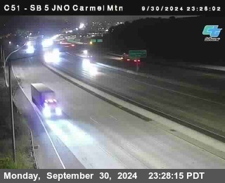 SB 5 at Carmel Mountain Rd.