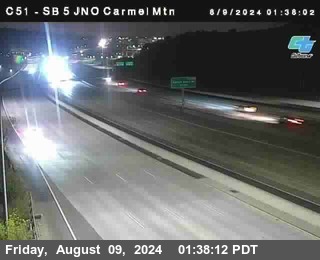 SB 5 at Carmel Mountain Rd.