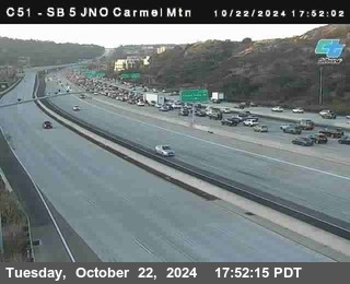 SB 5 at Carmel Mountain Rd.