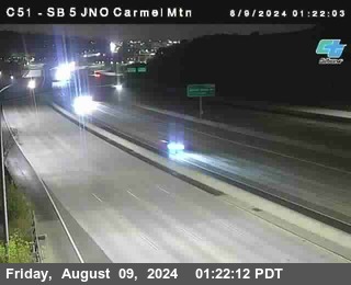 SB 5 at Carmel Mountain Rd.