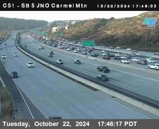 SB 5 at Carmel Mountain Rd.