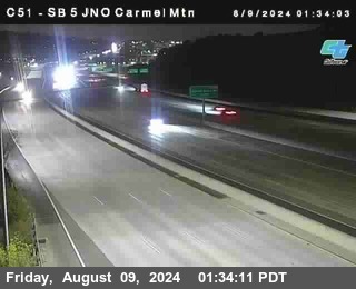 SB 5 at Carmel Mountain Rd.