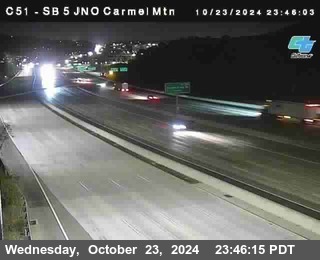 SB 5 at Carmel Mountain Rd.