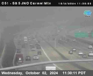 SB 5 at Carmel Mountain Rd.