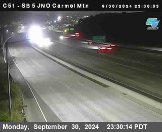 SB 5 at Carmel Mountain Rd.