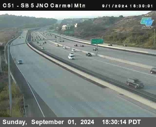 SB 5 at Carmel Mountain Rd.