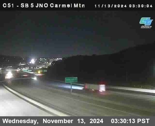 SB 5 at Carmel Mountain Rd.