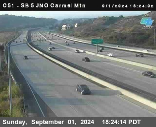 SB 5 at Carmel Mountain Rd.