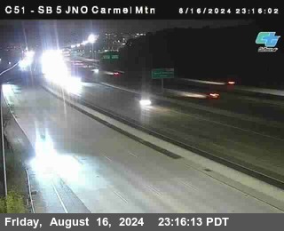 SB 5 at Carmel Mountain Rd.