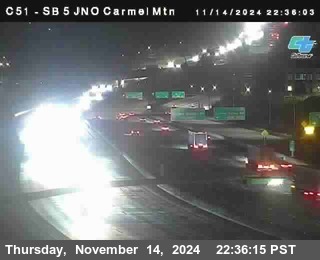 SB 5 at Carmel Mountain Rd.