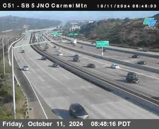 SB 5 at Carmel Mountain Rd.